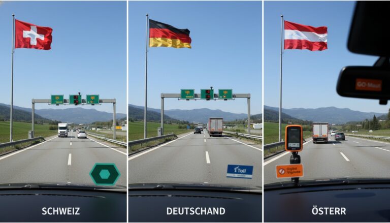 Mautsysteme im Vergleich: Schweiz, Deutschland und Österreich erklärt